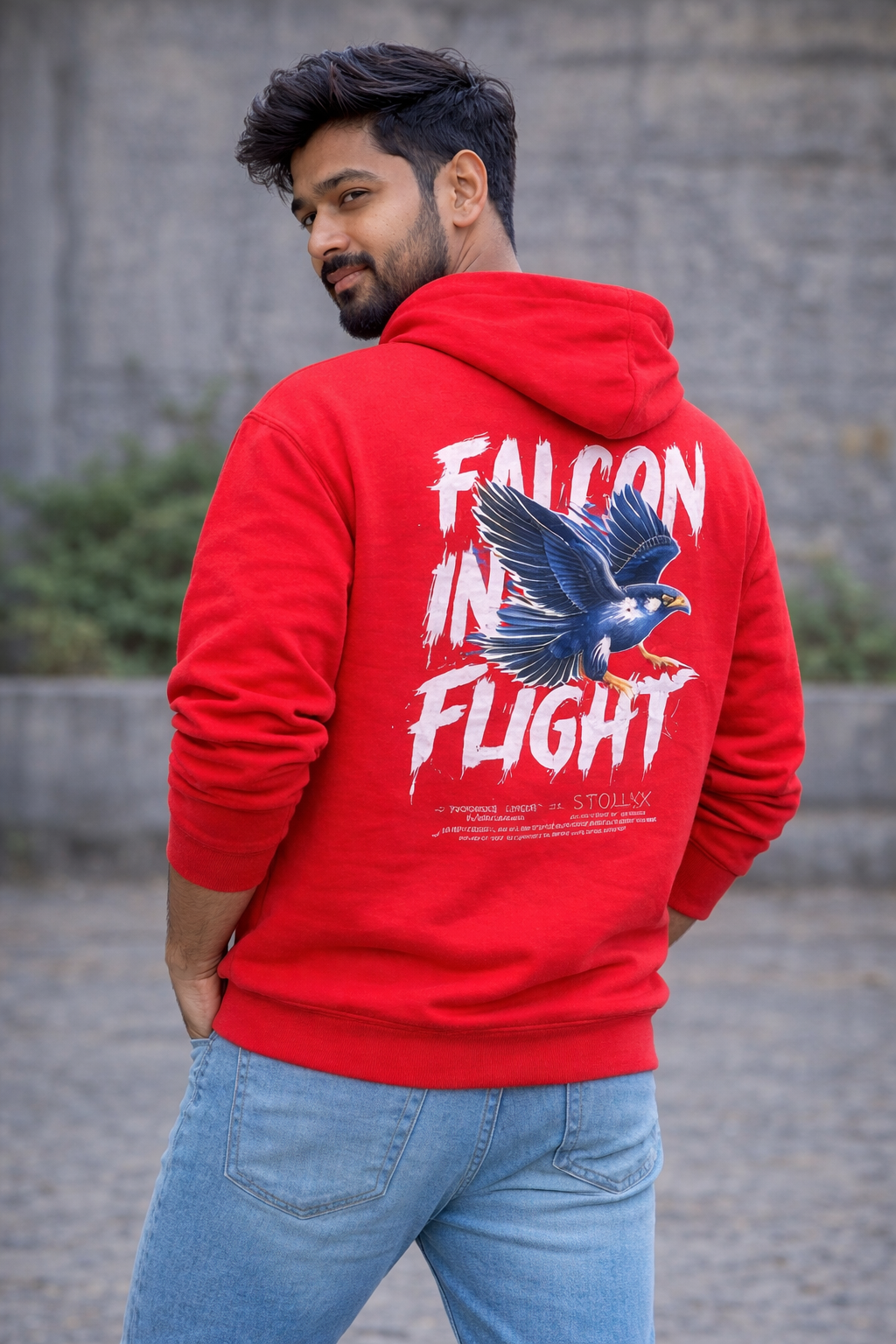 Falcon in Flight Hoodie